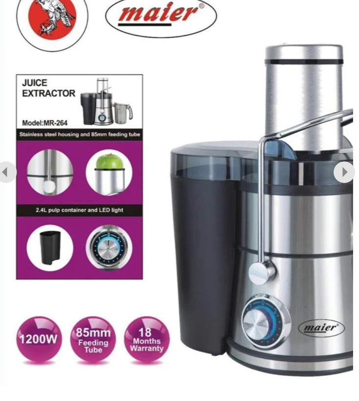 آبمیوه گیری تک کاره مایر مدل MR-264