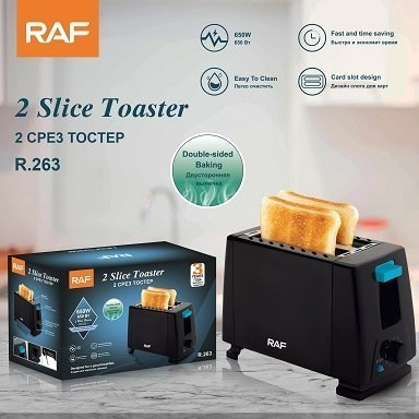 توستر نان راف مدل R263 ظرفیت ۲ اسلایس